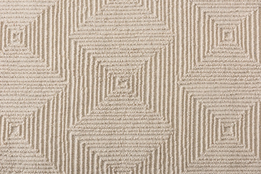 Baxton Studio Sovanna Modern and Contemporary Ivory Hand-Tufted Wool Area Rug