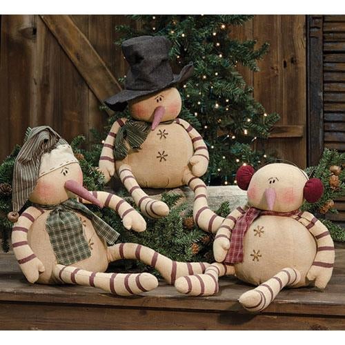 Whimsy Snowman Large 3 Asstd