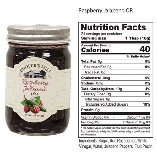 Raspberry Jalapeno Jam 15.5oz (Pack of 4)